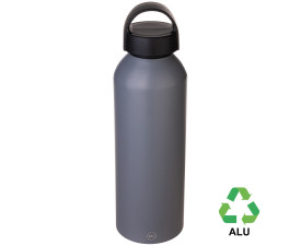 Пляшка з переробленого алюмінію 'Rory' 800 мл (Сірий)