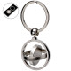 Брелок 'Sphere' металевий &Oslash;33 мм поворотний (Срібний)