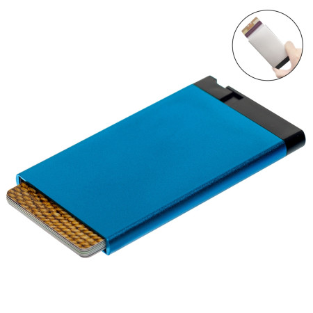 Футляр для платіжних карт (картхолдер) з RFID-захистом (Синій)