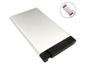 Футляр для платіжних карт (картхолдер) з RFID-захистом (Срібний)