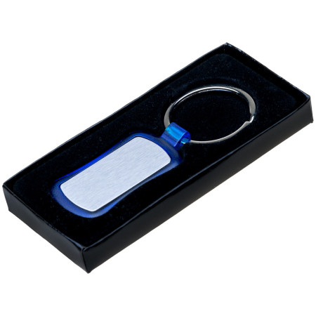 Брелок 'Fusion' пластик + метал (Синій)