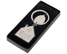 Брелок з шильдом 'Duo Home' металевий (Срібний)