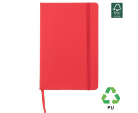 Записна книжка 'Bradley Recycled' А5 з переробленого PU Записна книжка 'Bradley Recycled' А5 з переробленого PU