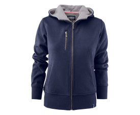 Худі на блискавці жіноче James Harvest Parkwick (темно-синій)