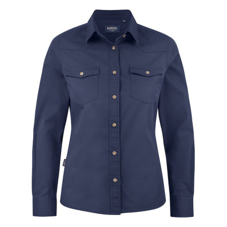 Сорочка жіноча James Harvest Treemore (темно-синій)