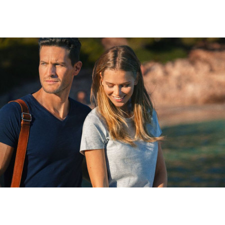 Футболка жіноча James Harvest American U (сірий меланж)