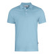 Футболка поло чоловіча James Harvest Sunset Modern Fit (світло-лазурний)