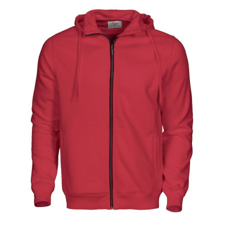 Худі на блискавці чоловіче Printer Overhead (червоний)