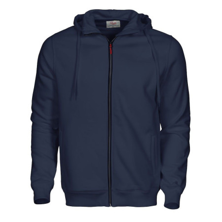 Худі на блискавці чоловіче Printer Overhead (темно-синій)