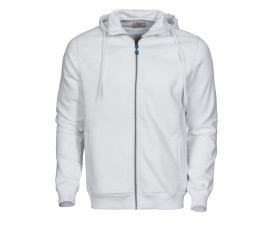 Худі на блискавці чоловіче Printer Overhead (білий)