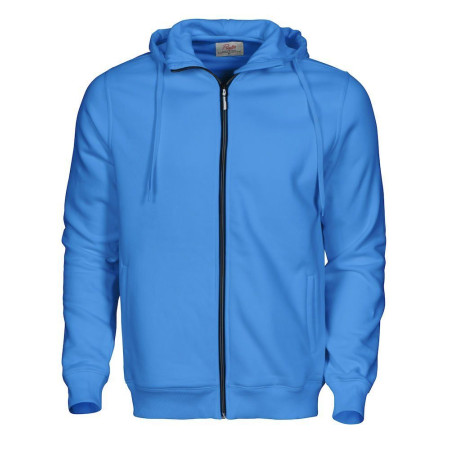 Худі на блискавці чоловіче Printer Overhead (синій океан)