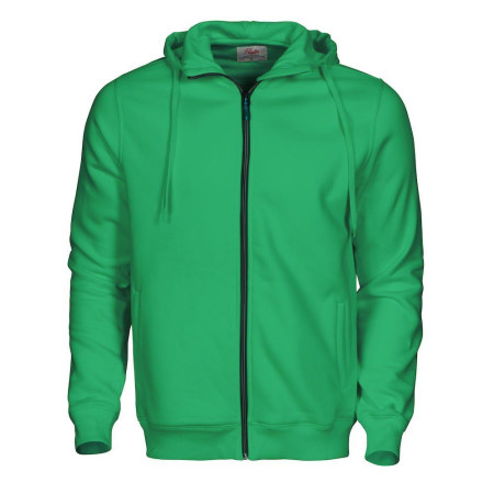 Худі на блискавці чоловіче Printer Overhead (тепло-зелений)
