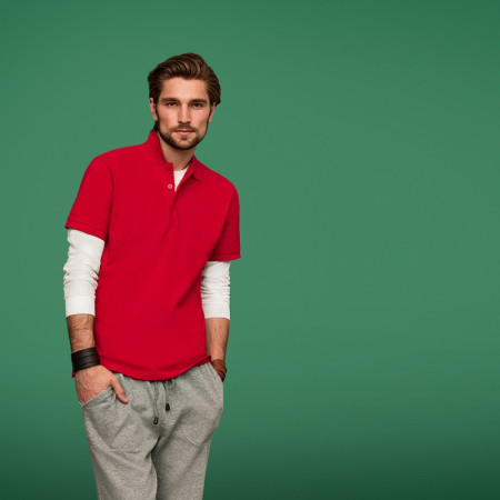 Футболка поло чоловіча Printer Surf RSX (червоний)