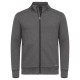 Світшот на блискавці чоловічий Cutter&Buck Pemberton Cardigan FZ (антрацит меланж)