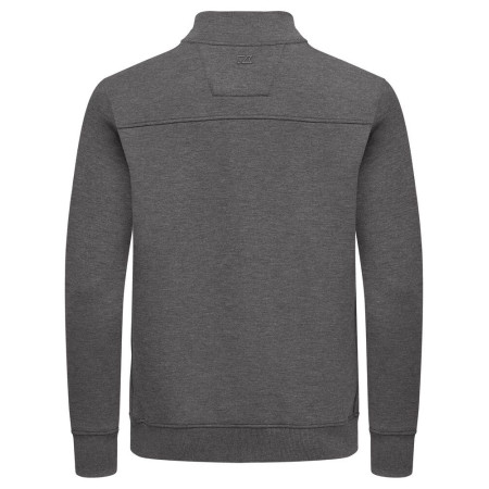 Світшот на блискавці чоловічий Cutter&Buck Pemberton Cardigan FZ (антрацит меланж)