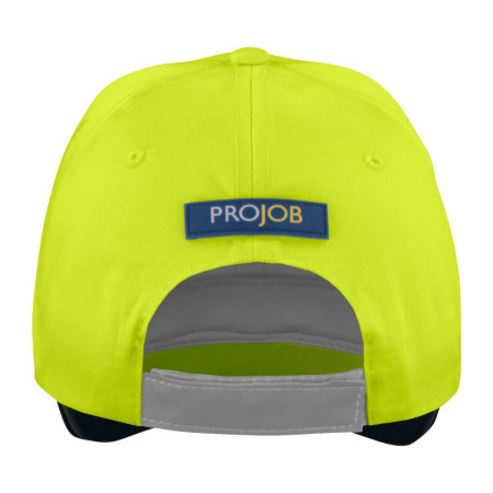 Кепка Projob 9013 зі світловідбиваючими елементами (жовтий/чорний)