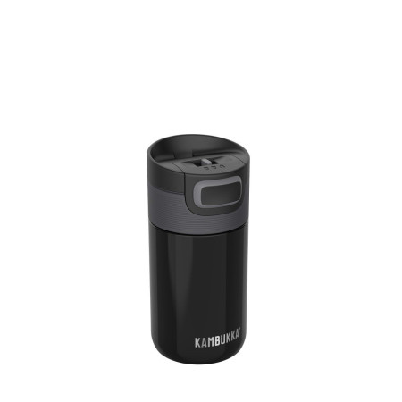 Термокружка 300 мл сталева Kambukka Etna, вакуумна (чорний)