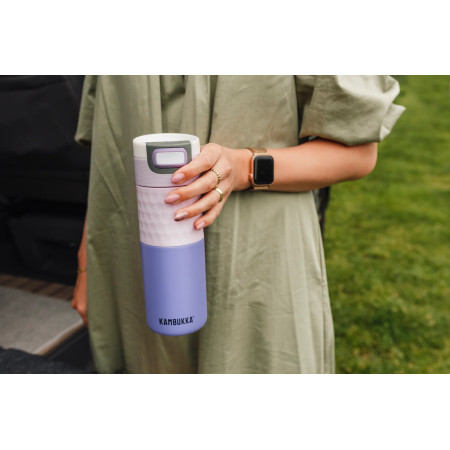 Термокружка 500 мл сталева Kambukka Etna Grip, вакуумна (блідо-фіолетовий)