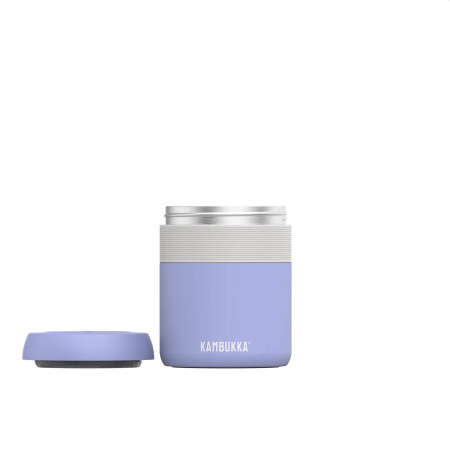 Термос для їжі 600 мл сталевий Kambukka Bora, вакуумний (лавандовий)