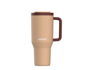 Термокухоль 950 мл сталева Kambukka Rio, вакуумна (бежевий/коричневий)