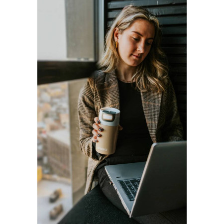 Термокружка 300 мл сталева Kambukka Etna, вакуумна (кремовий)