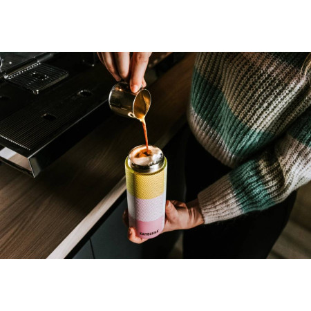 Термокружка 500 мл сталева Kambukka Etna, вакуумна (рожевий/світло-жовтий)