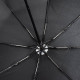Парасоля складана автоматична Line Art Light, з підсвічуванням (чорний)