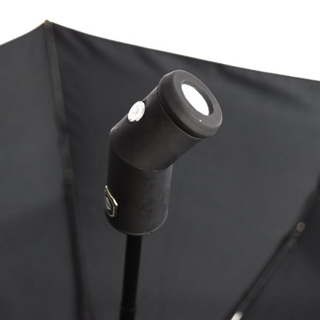 Парасоля складана автоматична Line Art Light, з підсвічуванням (чорний)