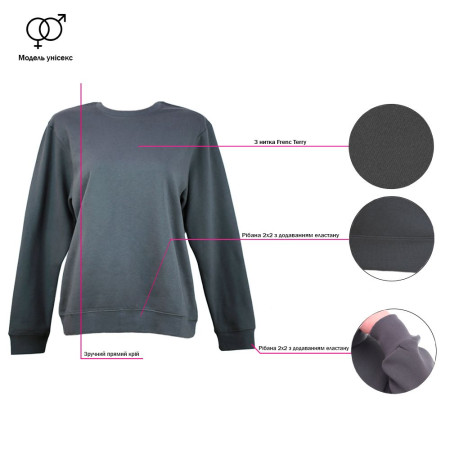 Світшот Nikibo Terry (темно-синій)