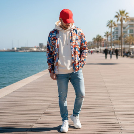 Кепка Nikibo Force Sandwich (червоний/білий)