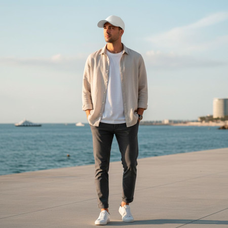 Кепка Nikibo Force Sandwich (білий/чорний)