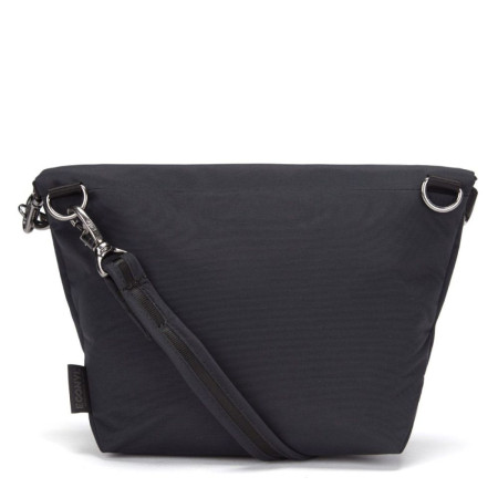 Сумка через плече жіноча антизлодій Pacsafe Citysafe CX Convertible Crossbody (чорний еконіл)