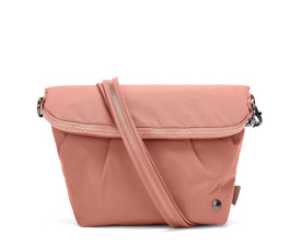 Сумка через плече жіноча антизлодій Pacsafe Citysafe CX Convertible Crossbody (рожевий)