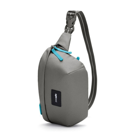 Сумка через плече антизлодій Pacsafe GO Sling (сірий)
