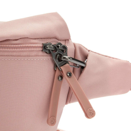 Сумка через плече антизлодій Pacsafe GO Sling (світло-рожевий)