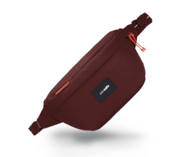 Сумка через плече антизлодій Pacsafe GO Sling (бургунді)