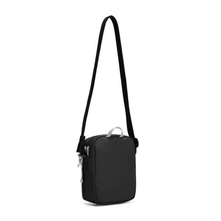 Сумка через плече антизлодій Pacsafe GO Micro Crossbody (насичений чорний)