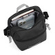 Сумка через плече антизлодій Pacsafe GO Micro Crossbody (насичений чорний)