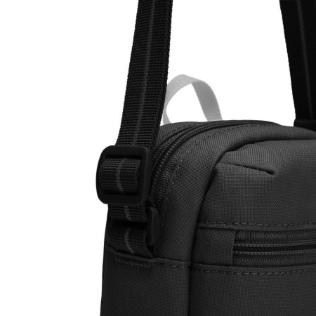 Сумка через плече антизлодій Pacsafe GO Micro Crossbody (насичений чорний)
