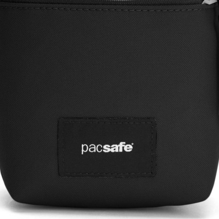 Сумка через плече антизлодій Pacsafe GO Micro Crossbody (насичений чорний)
