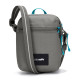 Сумка через плече антизлодій Pacsafe GO Micro Crossbody (сірий/блакитний)