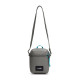 Сумка через плече антизлодій Pacsafe GO Micro Crossbody (сірий/блакитний)