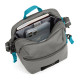 Сумка через плече антизлодій Pacsafe GO Micro Crossbody (сірий/блакитний)