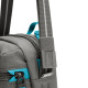 Сумка через плече антизлодій Pacsafe GO Micro Crossbody (сірий/блакитний)