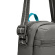 Сумка через плече антизлодій Pacsafe GO Micro Crossbody (сірий/блакитний)