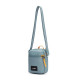 Сумка через плече антизлодій Pacsafe GO Micro Crossbody (свіжий м'ятний/помаранчевий)