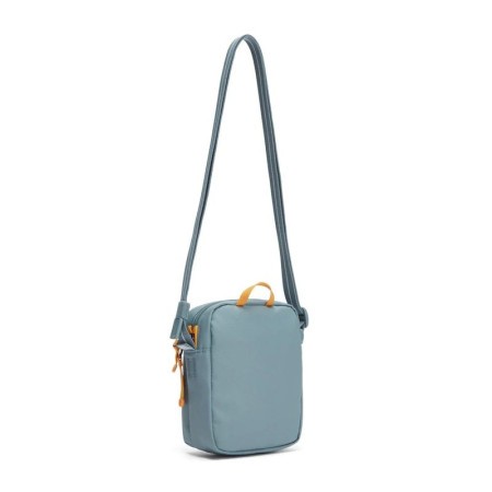 Сумка через плече антизлодій Pacsafe GO Micro Crossbody (свіжий м'ятний/помаранчевий)