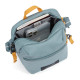 Сумка через плече антизлодій Pacsafe GO Micro Crossbody (свіжий м'ятний/помаранчевий)