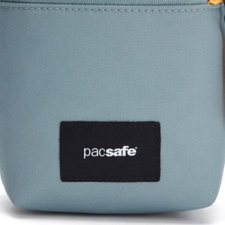 Сумка через плече антизлодій Pacsafe GO Micro Crossbody (свіжий м'ятний/помаранчевий)