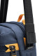 Сумка через плече антизлодій Pacsafe GO Micro Crossbody (темно-синій/жовтий)